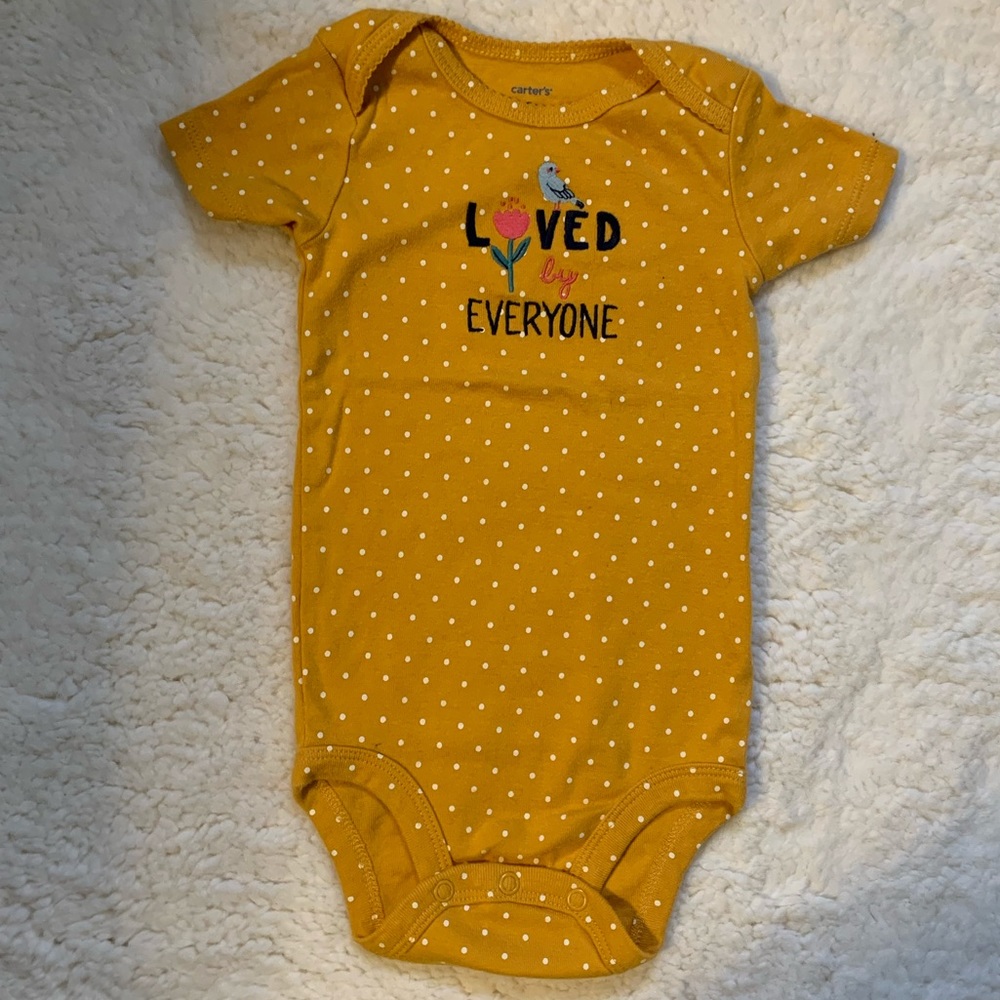 Carter’s 18 months “loved by everyone” onesie